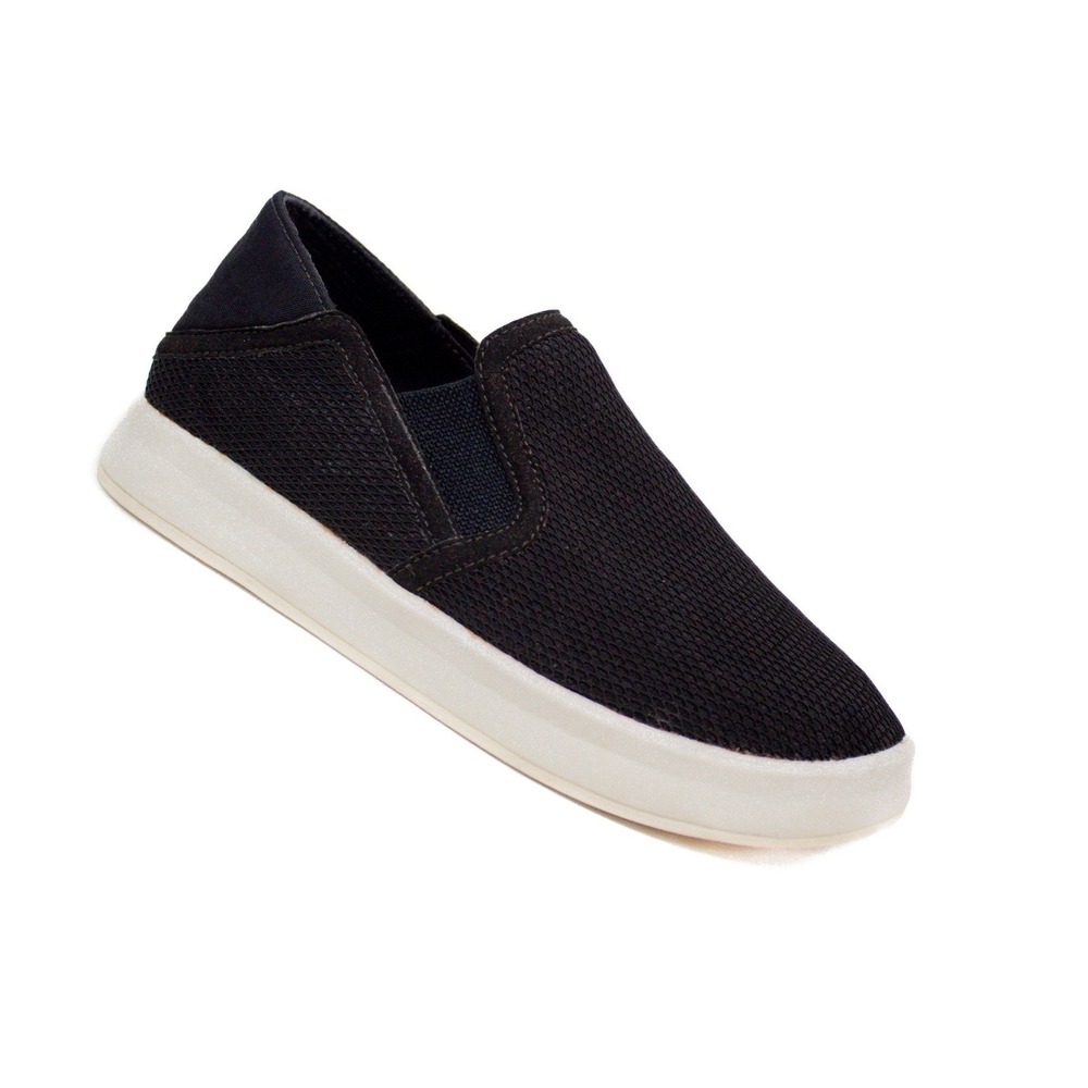 Olukai Ki'ihele Womens Size 6 BLACK Slip On Sneakers Casual Shoes